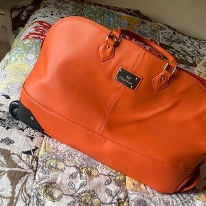 Liz Clairborn Orange Carry-on Travel Bag